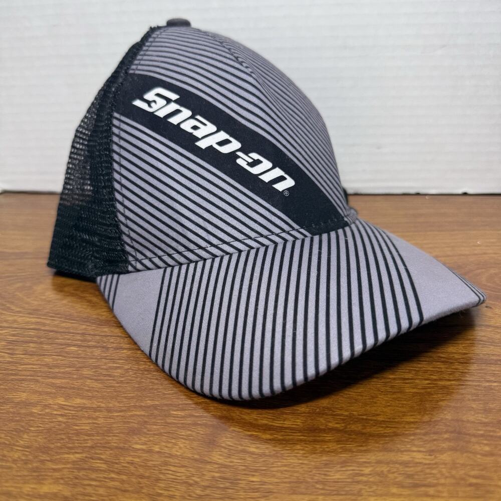 Snap-on Tools Black & Gray Mesh Back Snapback Hat